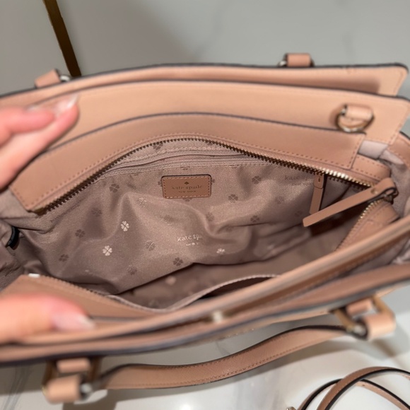 Kate Spade Laurel Way Reece Satchel in Dusty Peony - Picture 8 of 13